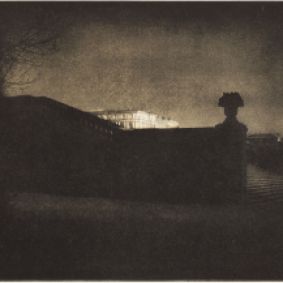 Edward Steichen, Nocturne, Orangerie Staircase, Versailles, 1913
