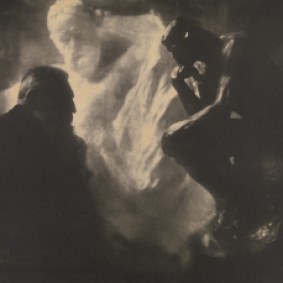Working Title/Artist: Edward Steichen: Rodin—The ThinkerDepartment: PhotographsCulture/Period/Location: HB/TOA Date Code: Working Date: photography by mma, Digital File retouched by film and media (jnc) 11_18_10